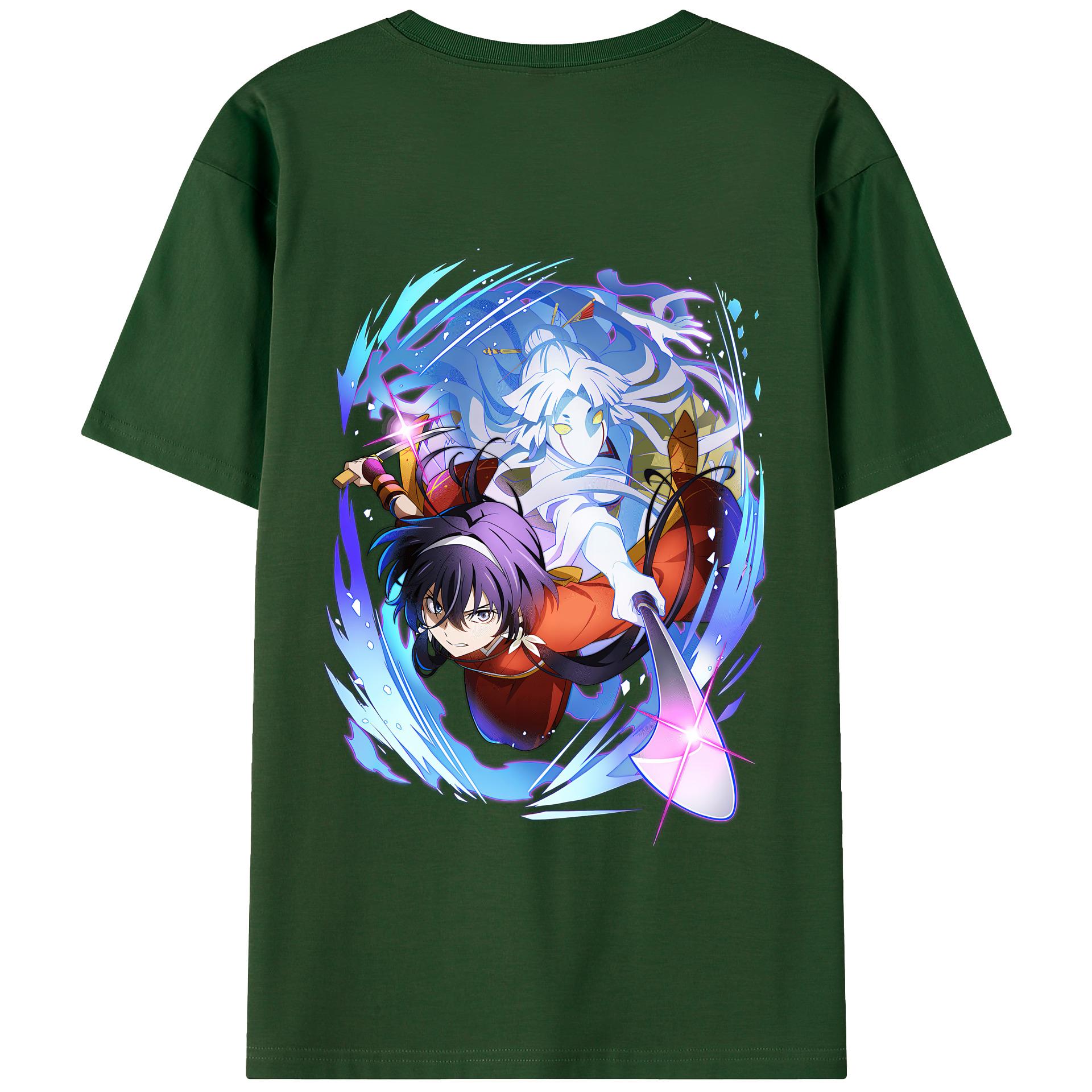 （画像用） 文豪ストレイドッグス Bungo Stray Dogs 綿100％半袖Tシャツ（背面プリント）